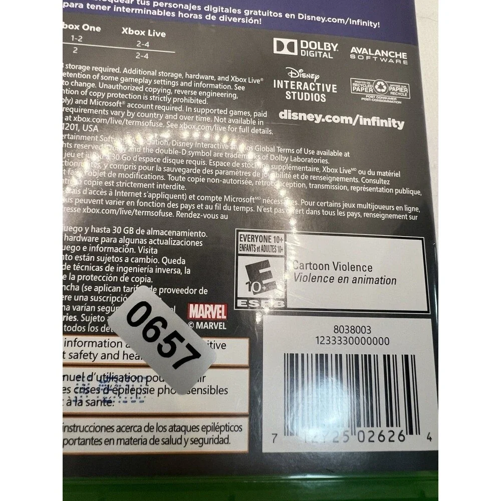 Disney Infinity (2.0 Edition) (Microsoft Xbox One, 2014) - CIB Complete - Tested